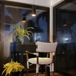 Nuku Beach Cabana chair+at+night